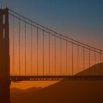 Bridge at sunset